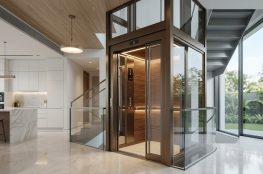 Residential home lift for safe and convenient vertical transportation in modern homes